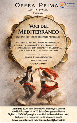 Spectacles Voci Mediterraneo