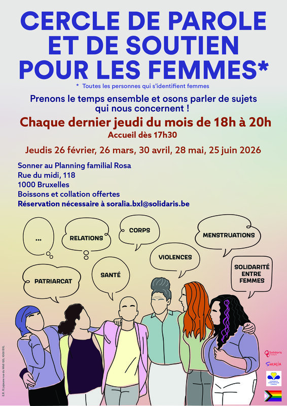 Stages,cours Cercle parole de soutien pour femmes
