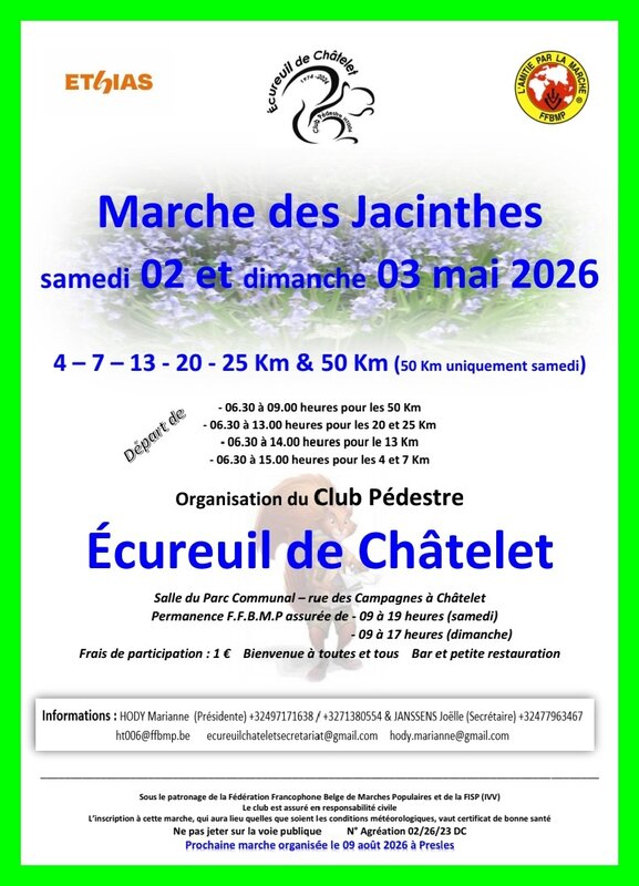 Loisirs Marche Jacinthes