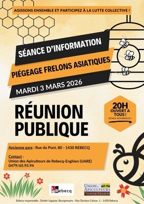 Conférences Réunion d information pour piégeage frelons asiatiques