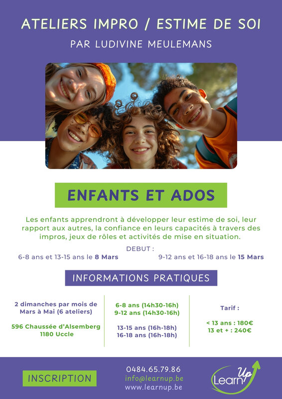 Stages,cours Ateliers Impro / Estime Soi
