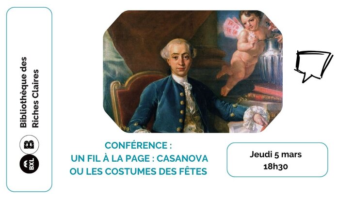 Conférences Un à page : Casanova les costumes fêtes