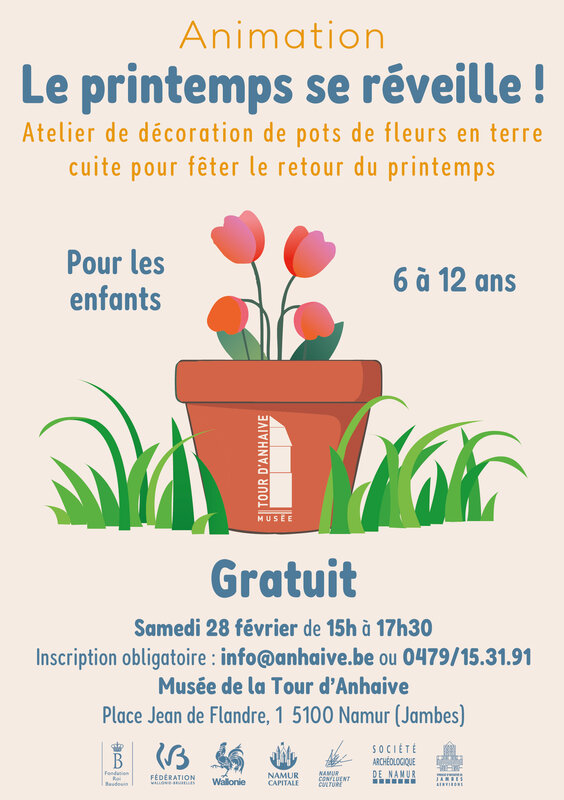 Stages,cours Atelier printemps réveille  Musée la Tour d Anhaive