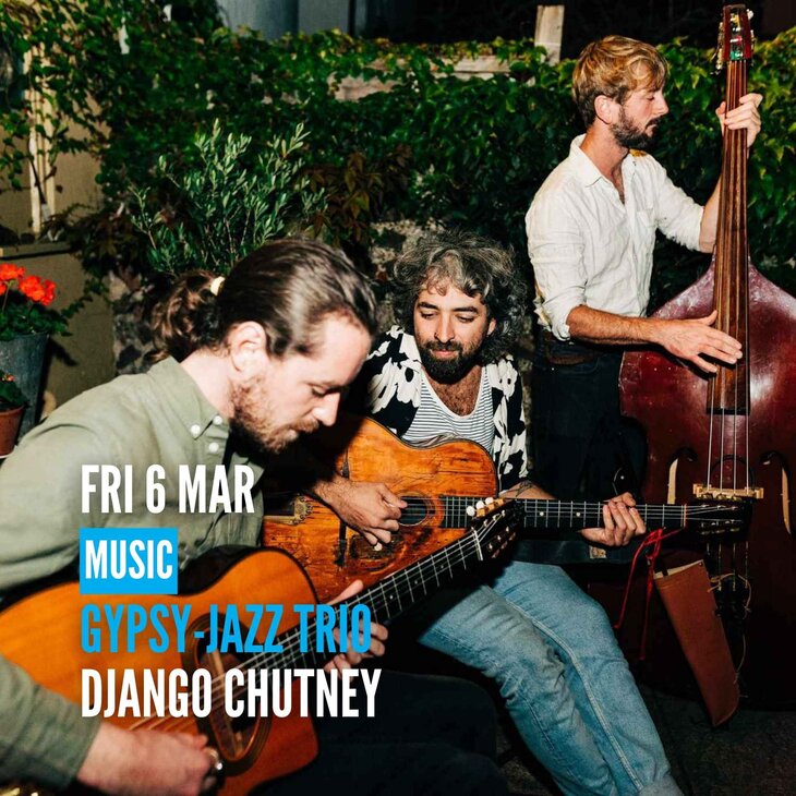 Concerts Gypsy-Jazz Trio: Django Chutney