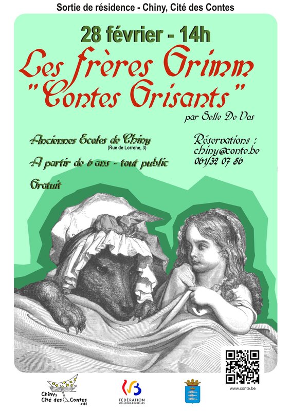 Spectacles Sortie résidence -  Les Frères Grimm - Contes Grisants  Selle Vos