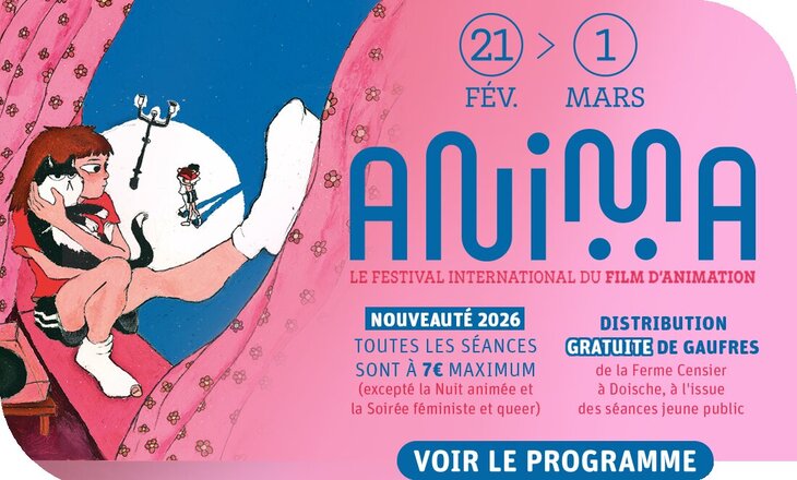 Spectacles Anima, festival international film d’animation