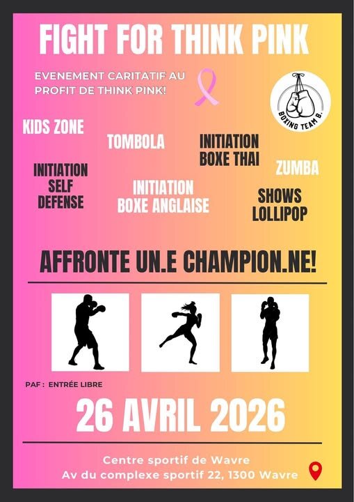 Loisirs Fight Think Pink