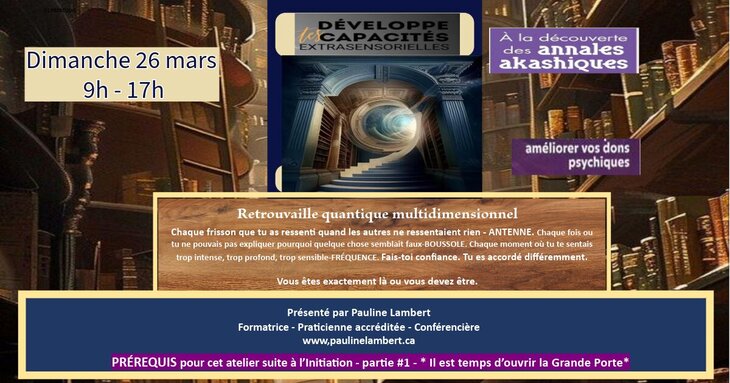 Stages,cours A découverte Annales Akashiques