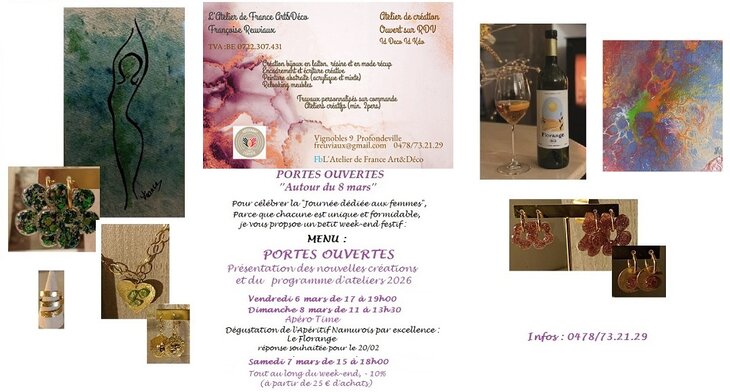 Loisirs Portes ouvertes  Autour 8 mars 