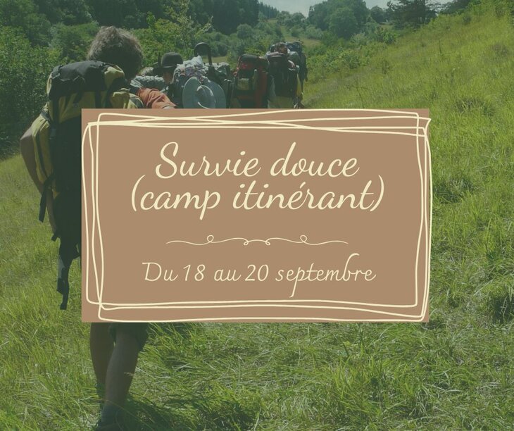 Stages,cours Formation - survie douce (camp itinérant)