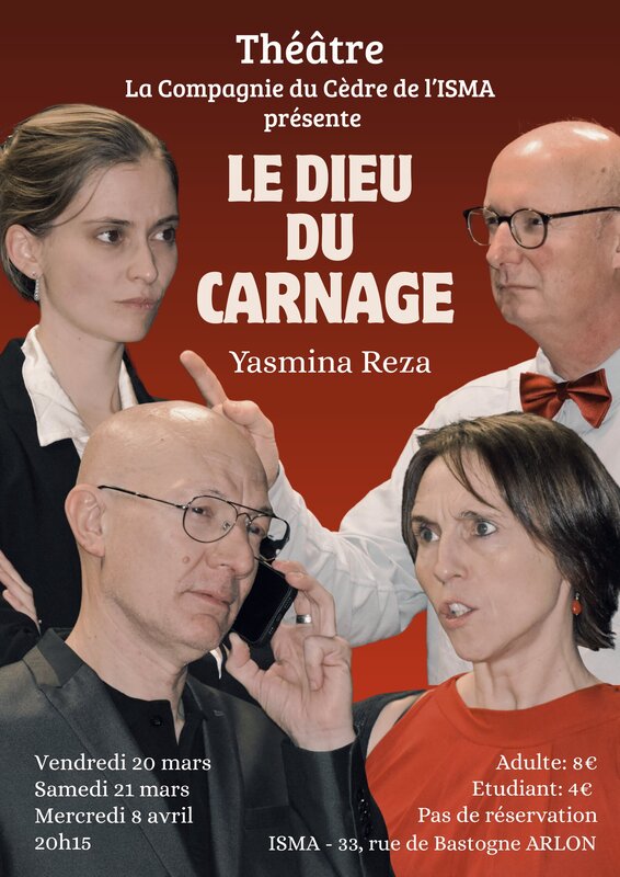 Spectacles Le dieu carnage (Yasmina Reza)