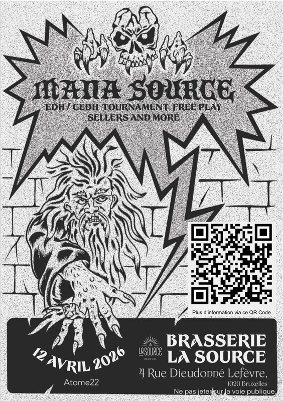 Loisirs Brussels Mana Source festival dedié Magic: Gathering