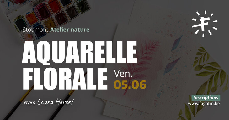 Stages,cours Aquarelle florale