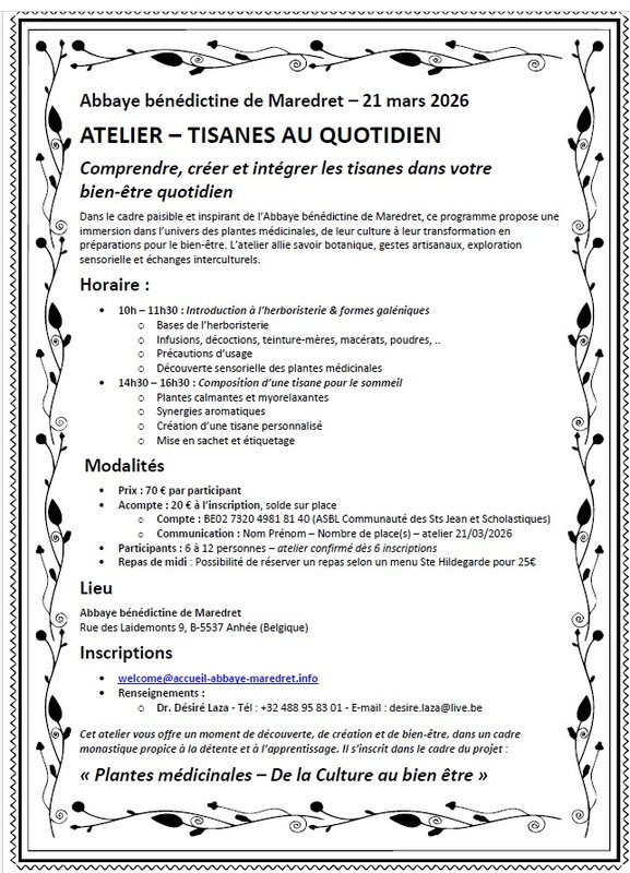 Conférences Herboristerie