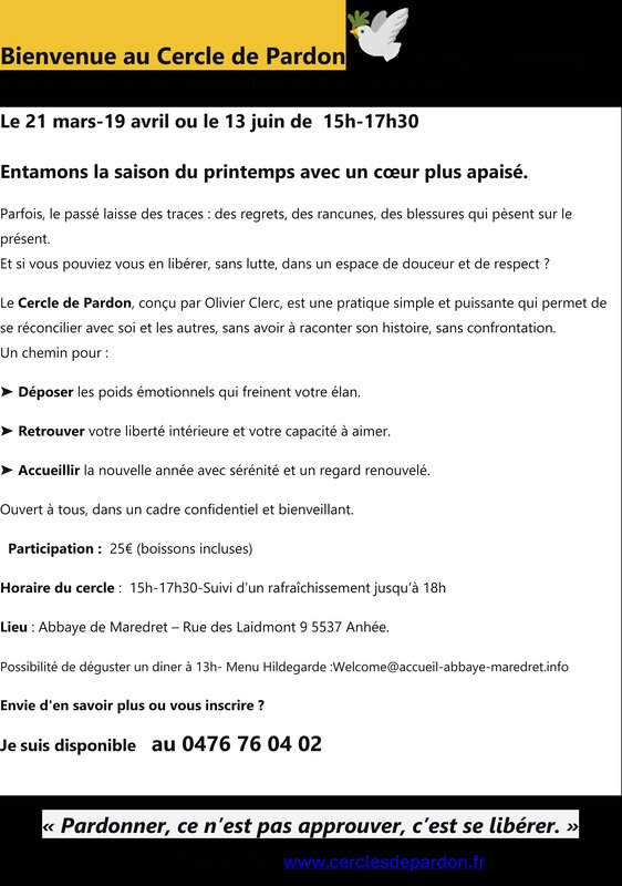 Conférences Cercle Pardon
