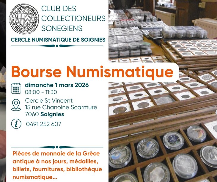Loisirs Bourse mensuel numismatique