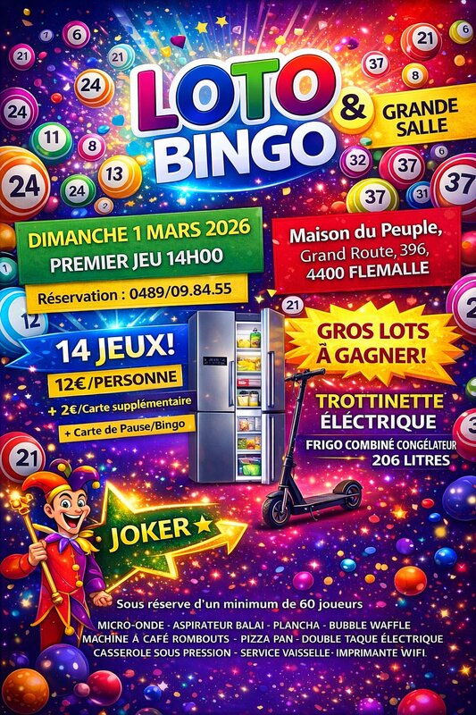 Loisirs Lotto quine bingo