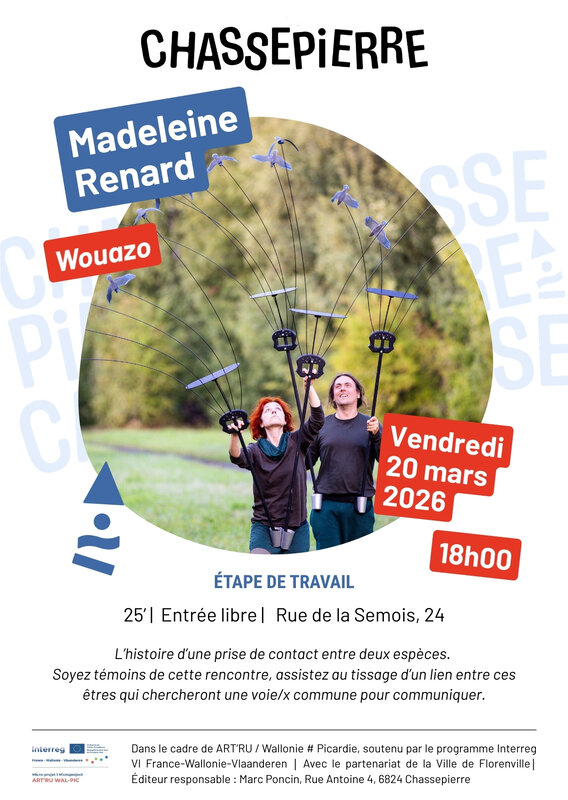 Spectacles Etape travail - Madeleine Renard