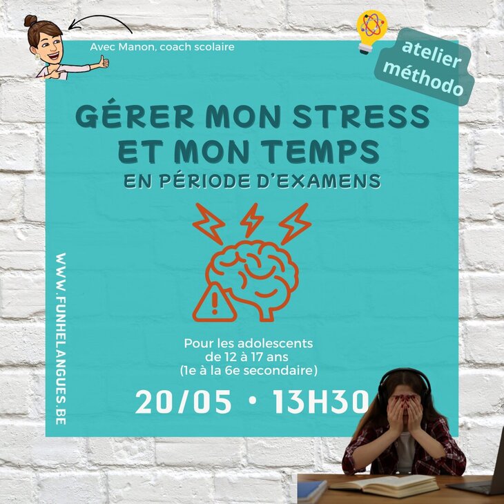 Stages,cours Gérer stress mon temps période d examens