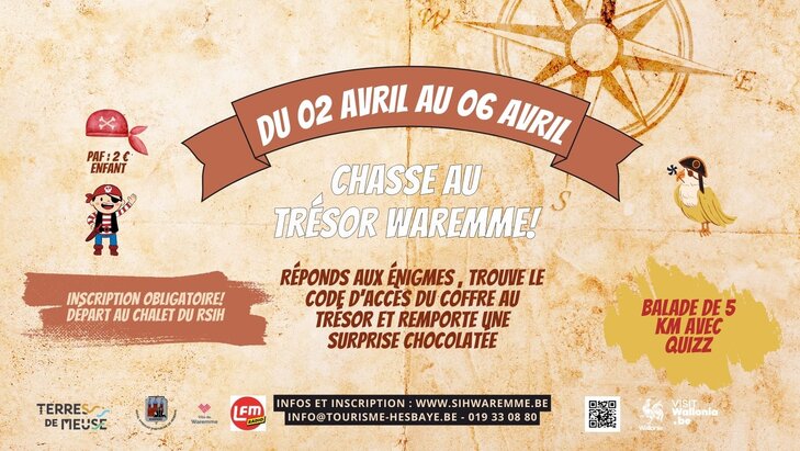Loisirs Chasse trésor Waremme