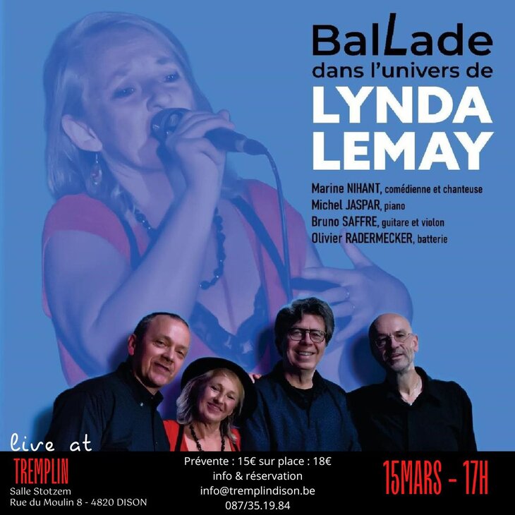 Concerts Balade dans l univers Lynda Lemay Marine Nihant