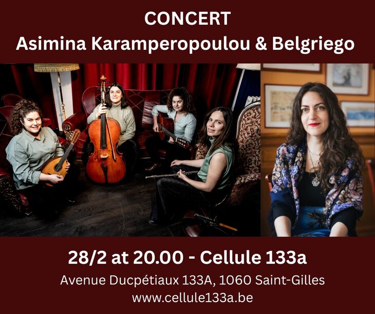 Concerts Mandolin traditions - Asimina Karamperopoulou & Belgriego Ensemble