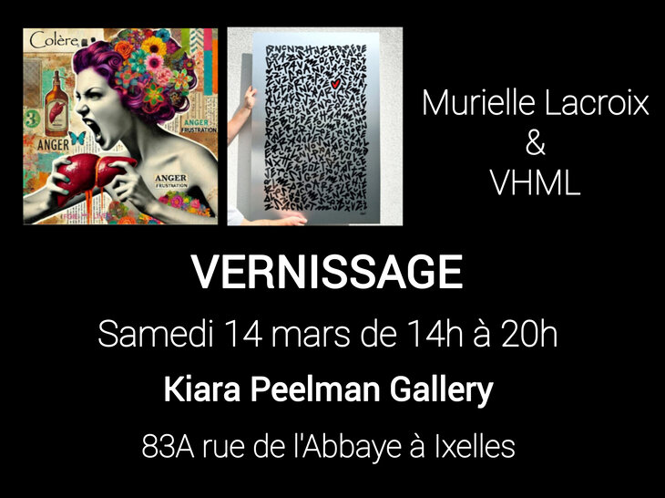 Expositions Vernissage: Murielle Lacroix & Vhml