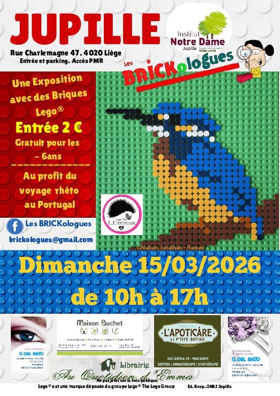 Exposition / vente constructions briques Lego