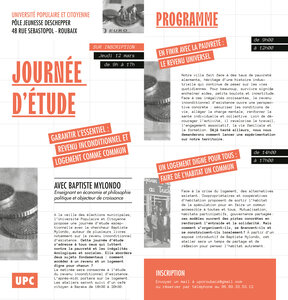 Conférences journée d étude finir avec pauvreté