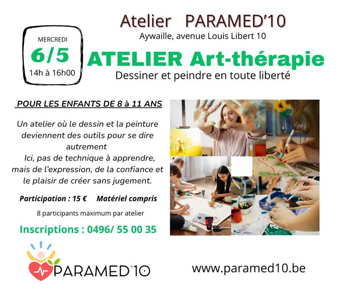 Stages,cours Atelier Art-thérapie pour enfants