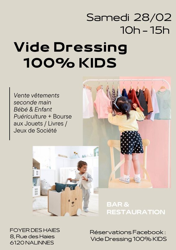 Loisirs Vide Dressing 100% Kids - Nalinnes