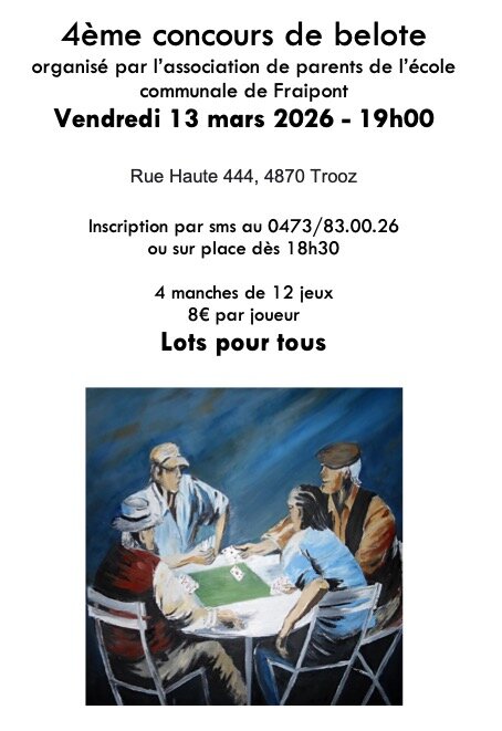 Loisirs Concours belote