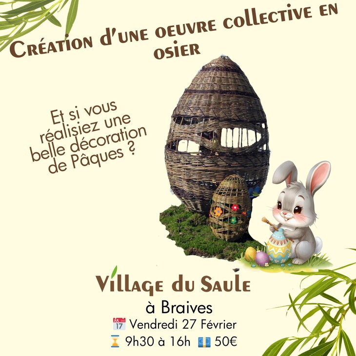 Stages,cours Atelier collectif : Oeuf Pâques