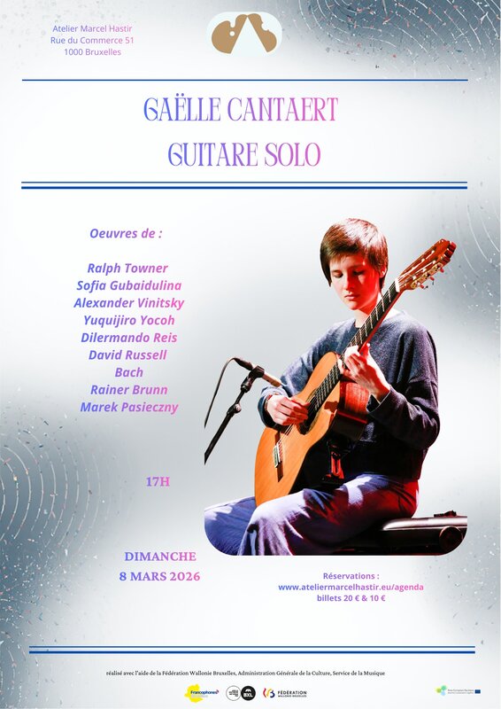 Concerts Gaëlle Cantaert : récital guitare solo