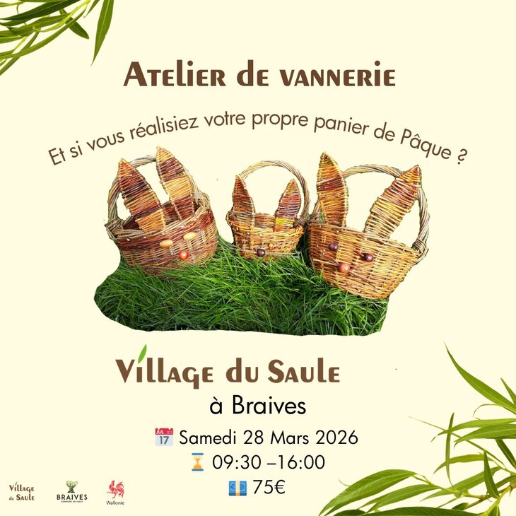 Stages,cours Envie réaliser votre panier pour chasse œufs ?