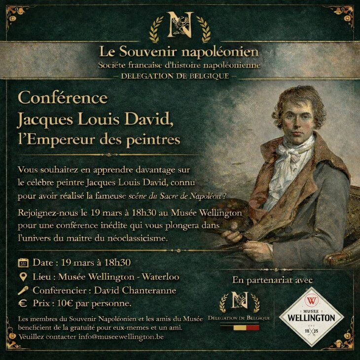 Expositions Conférence Jacques Louis David, l Empereur peintres