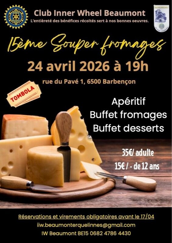 Soirées 15 ème soupe fromages