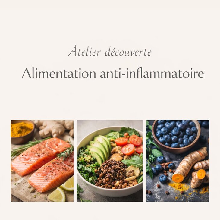 Stages,cours Atelier  Découverte alimentation anti inflammatoire 