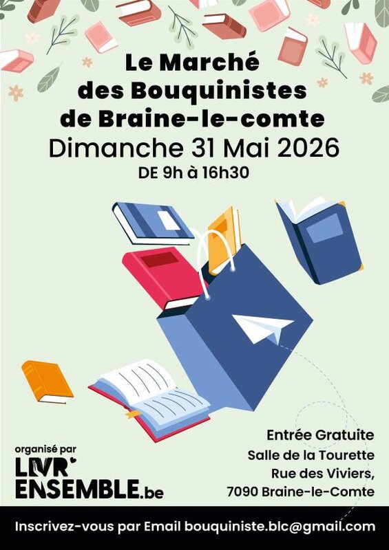 Loisirs Le marché bouquinistes Braine-le-comte