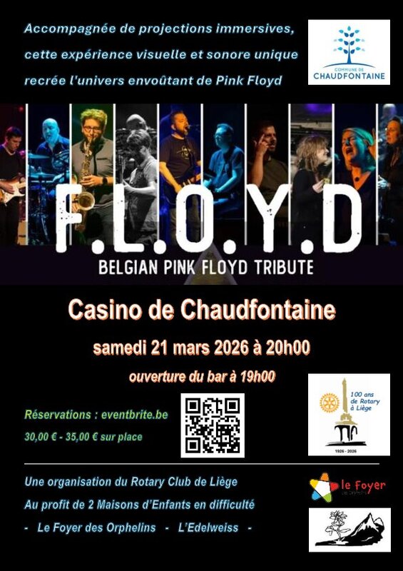 Concerts F.L.O.Y.D Belgian Pink Floyd Tribute