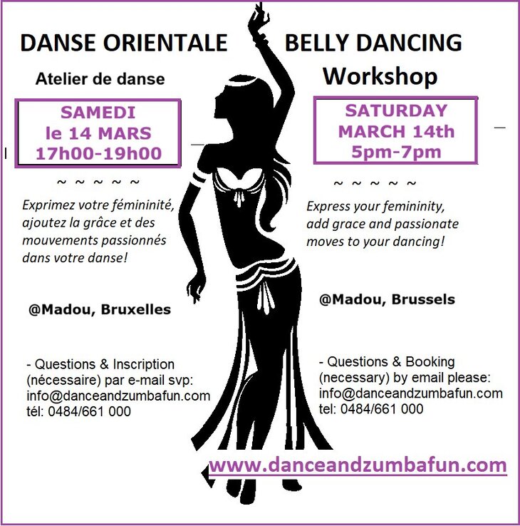 Stages,cours Atelier Danse Orientale, Belly dancing workshop