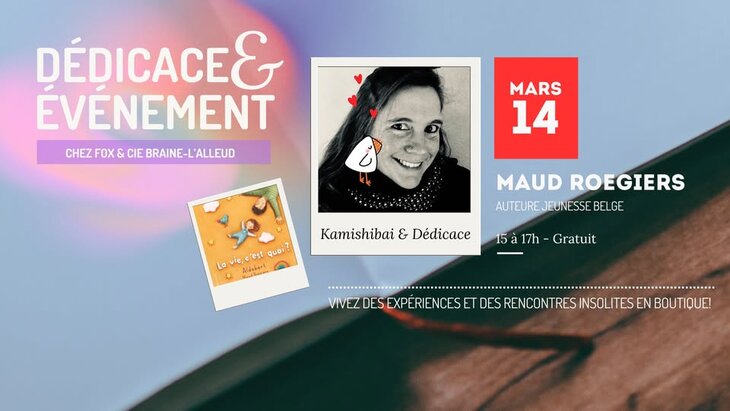 Conférences Rencontre avec Maud Roegiers - Kamishibaï dédicaces