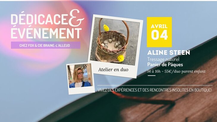 Stages,cours Atelier tressage végétal - Panier Pâques