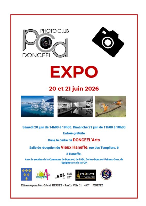 Expositions Exposition photo club Donceel