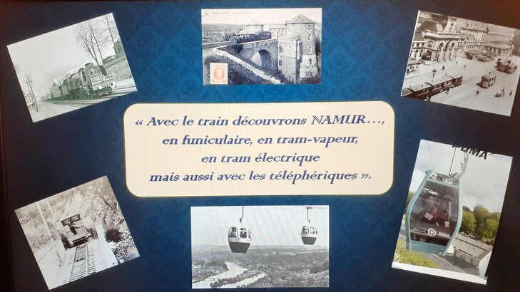 Conférences Avec train, tram, funiculaire le téléphérique, découvrons Namur.
