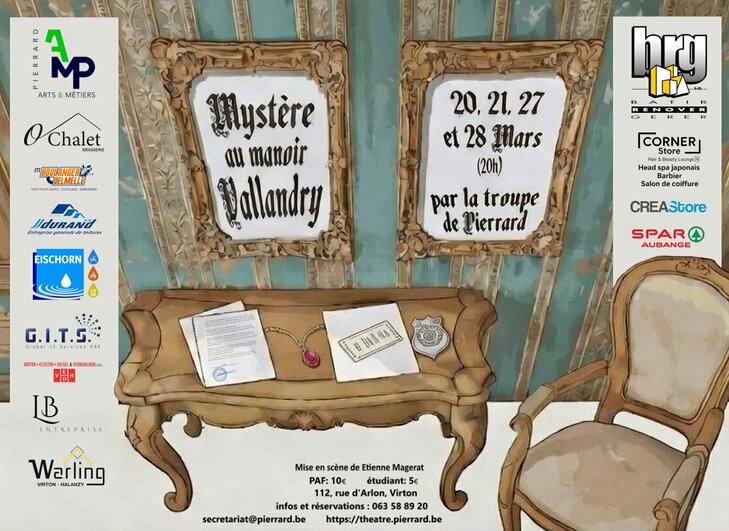 Spectacles Mystère Manoir Vallandry