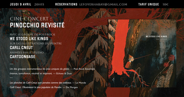 Spectacles Ciné concert: stood like kings revisits Pinocchio