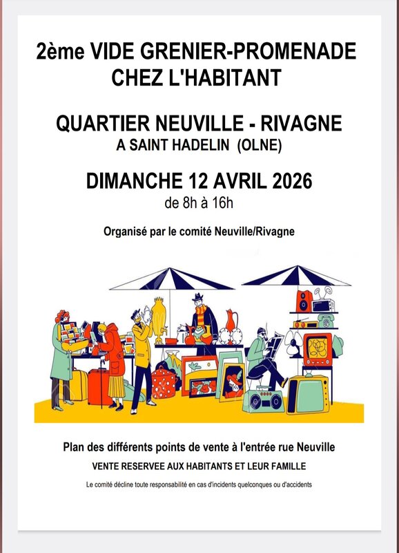  2ème vide grenier - promenade chez l habitant