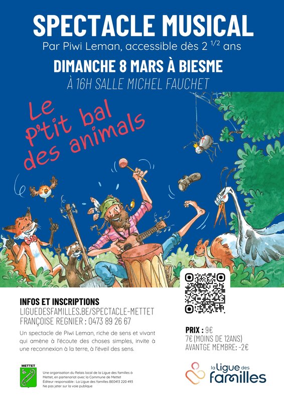 Spectacles Spectacle musical p tit des animals  