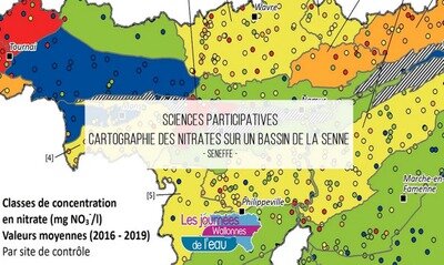 Conférences Sciences participatives : cartographie nitrates un bassin la Senne